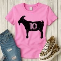 Goat 10 Miami Soccer Team Women's T-Shirt thumb 3