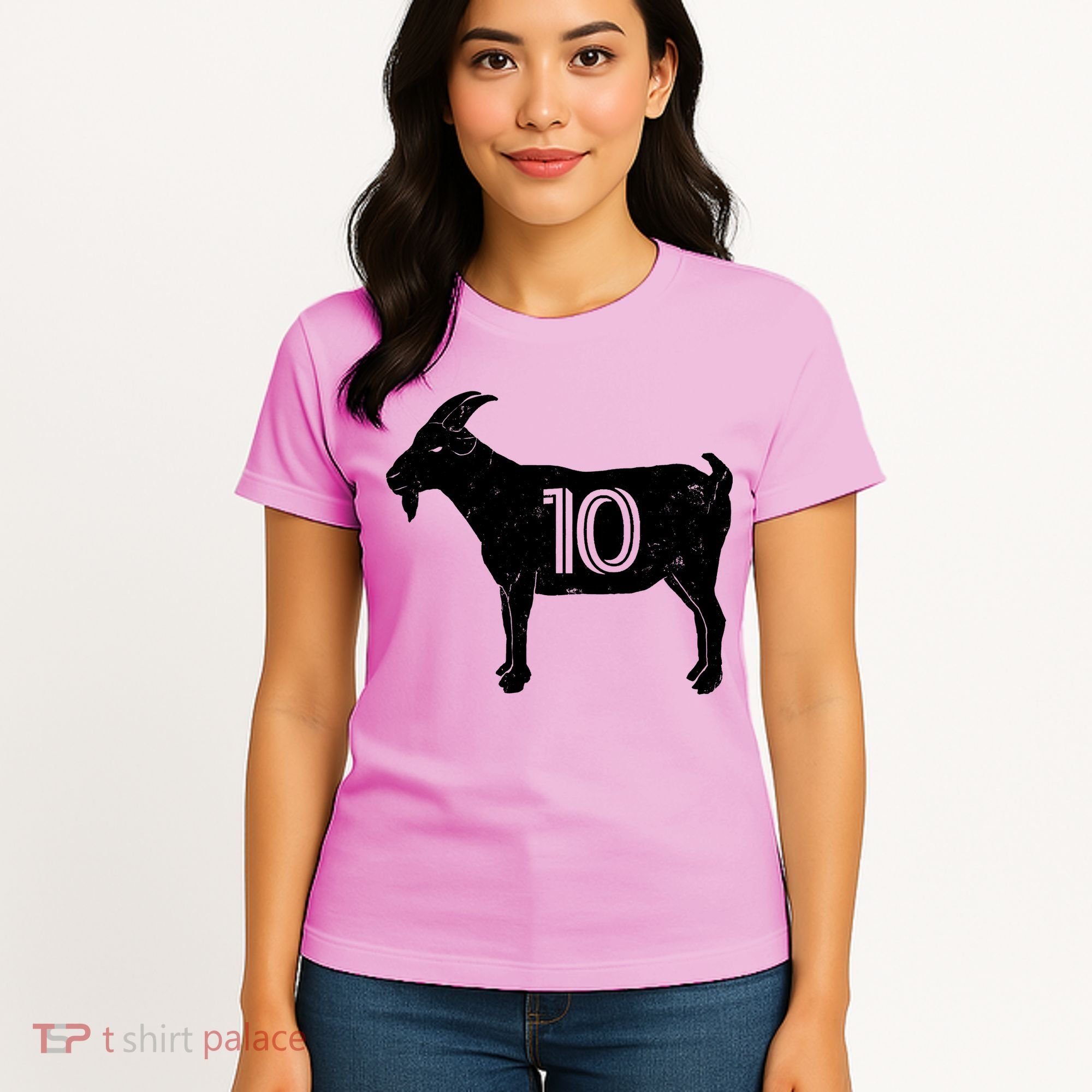Goat 10 Miami Soccer Team Women's T-Shirt