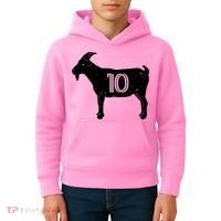Goat 10 Miami Soccer Team Kids Hoodie thumb 4