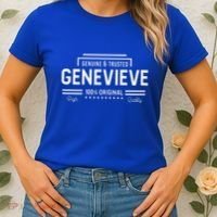 Genevieve 100 Original Genuine & Trusted Retro Women's T-Shirt thumb 2