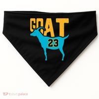 GOAT 23 Air Retro Aqua 5s Matching USA-Made Doggie Bandana thumb 0