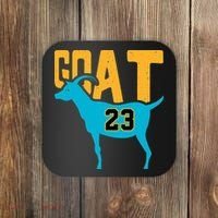 GOAT 23 Air Retro Aqua 5s Matching Coaster thumb 0