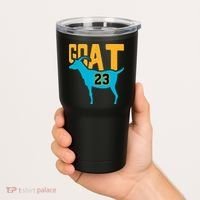 GOAT 23 Air Retro Aqua 5s Matching Tumbler thumb 2