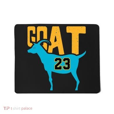 GOAT 23 Air Retro Aqua 5s Matching Mousepad