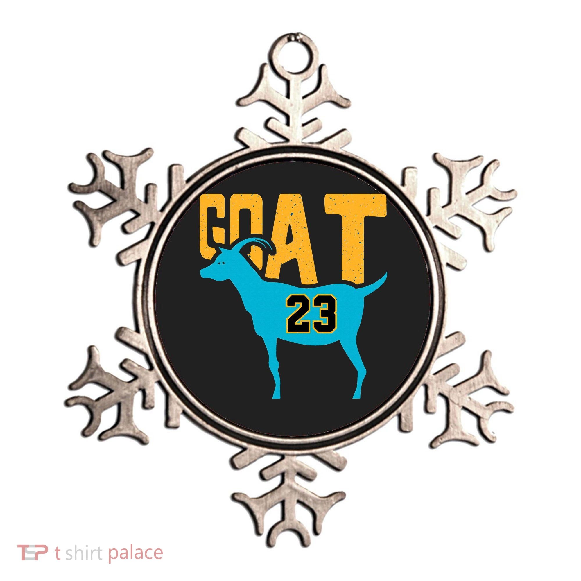 GOAT 23 Air Retro Aqua 5s Matching Ornament