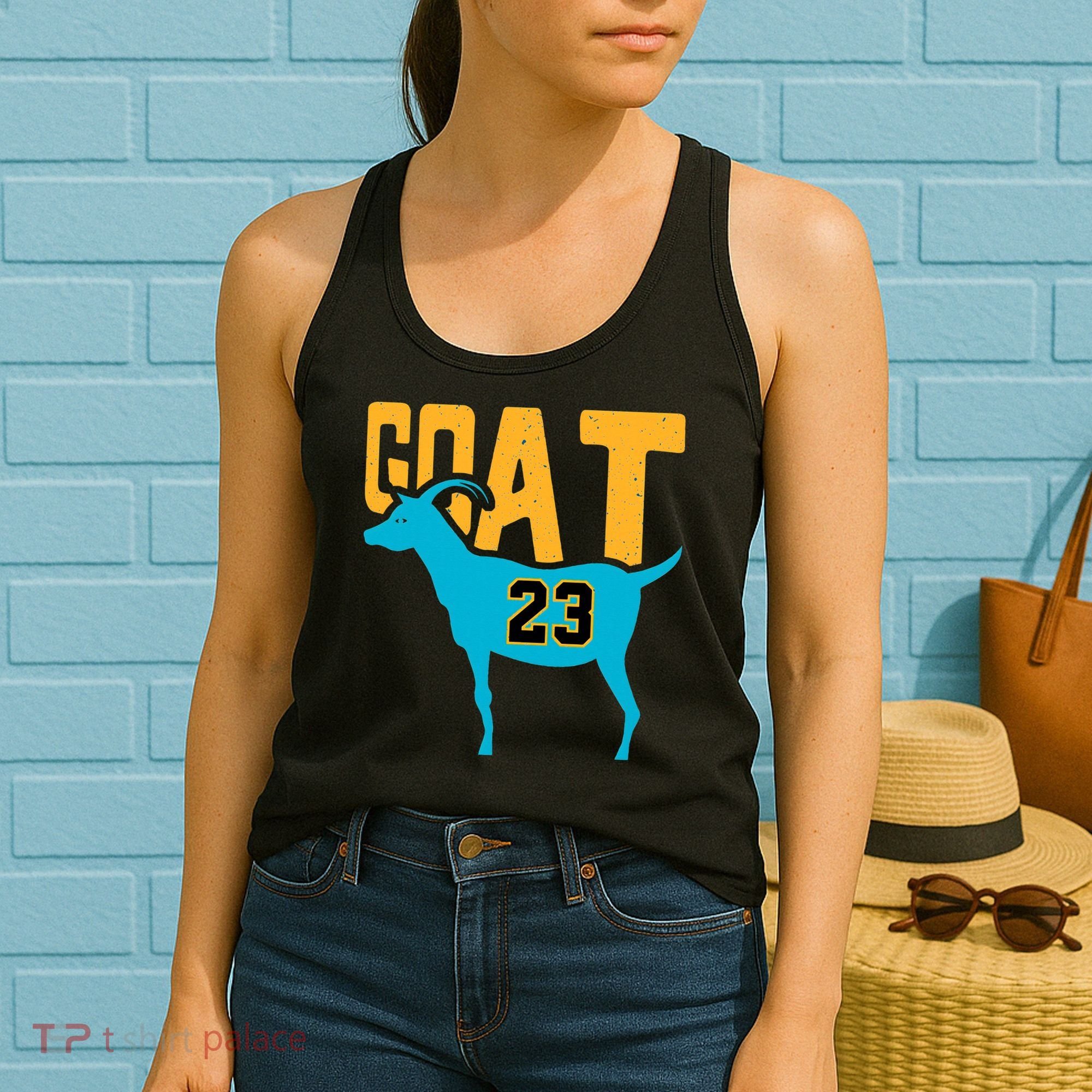 GOAT 23 Air Retro Aqua 5s Matching Women's Tank Top