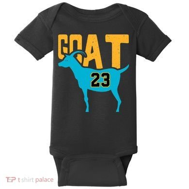 GOAT 23 Air Retro Aqua 5s Matching Baby Bodysuit