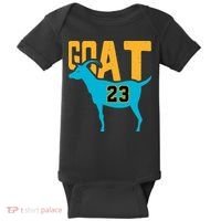 GOAT 23 Air Retro Aqua 5s Matching Baby Bodysuit thumb 0