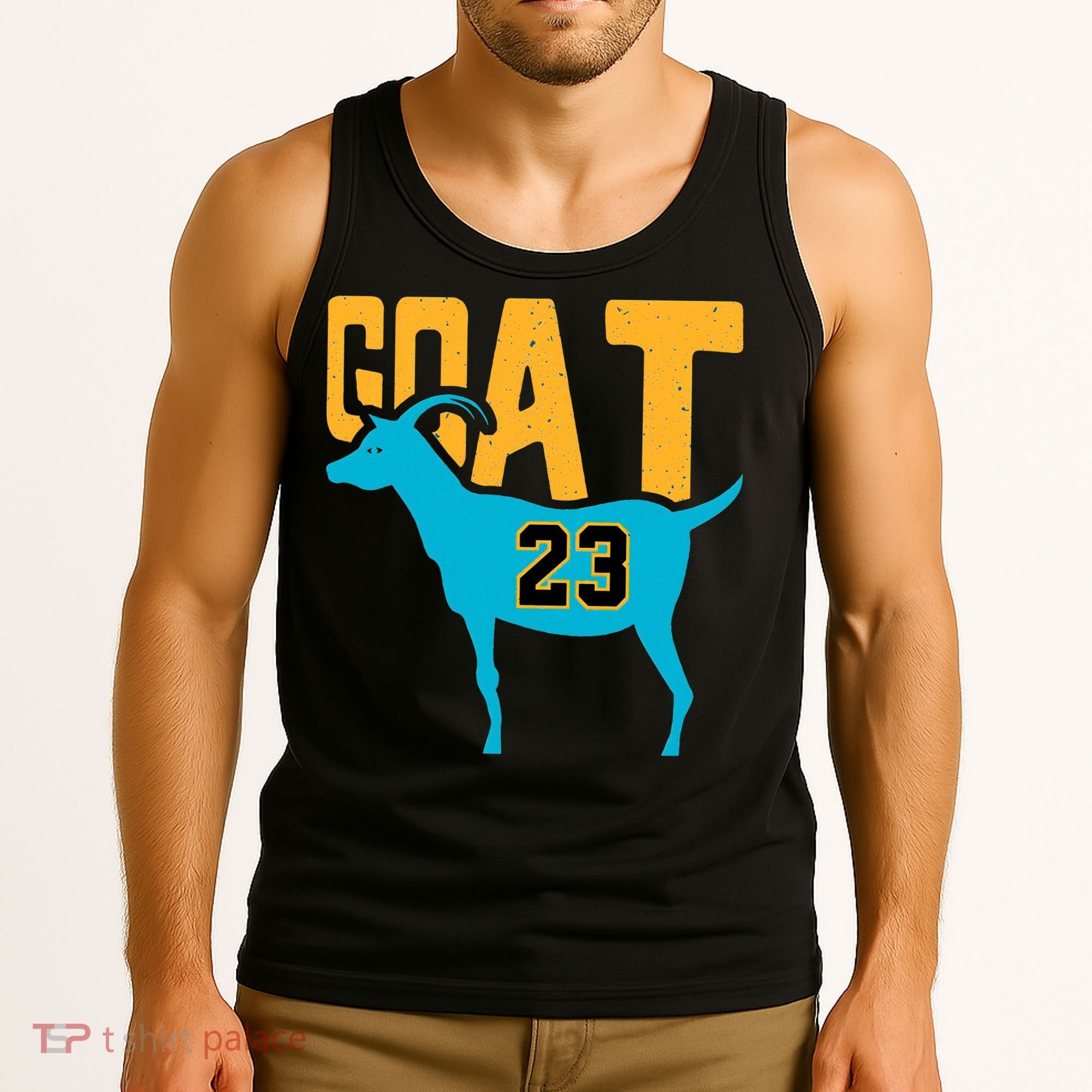 GOAT 23 Air Retro Aqua 5s Matching Tank Top