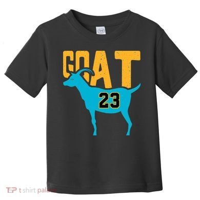 GOAT 23 Air Retro Aqua 5s Matching Toddler T-Shirt
