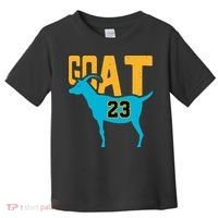 GOAT 23 Air Retro Aqua 5s Matching Toddler T-Shirt thumb 0