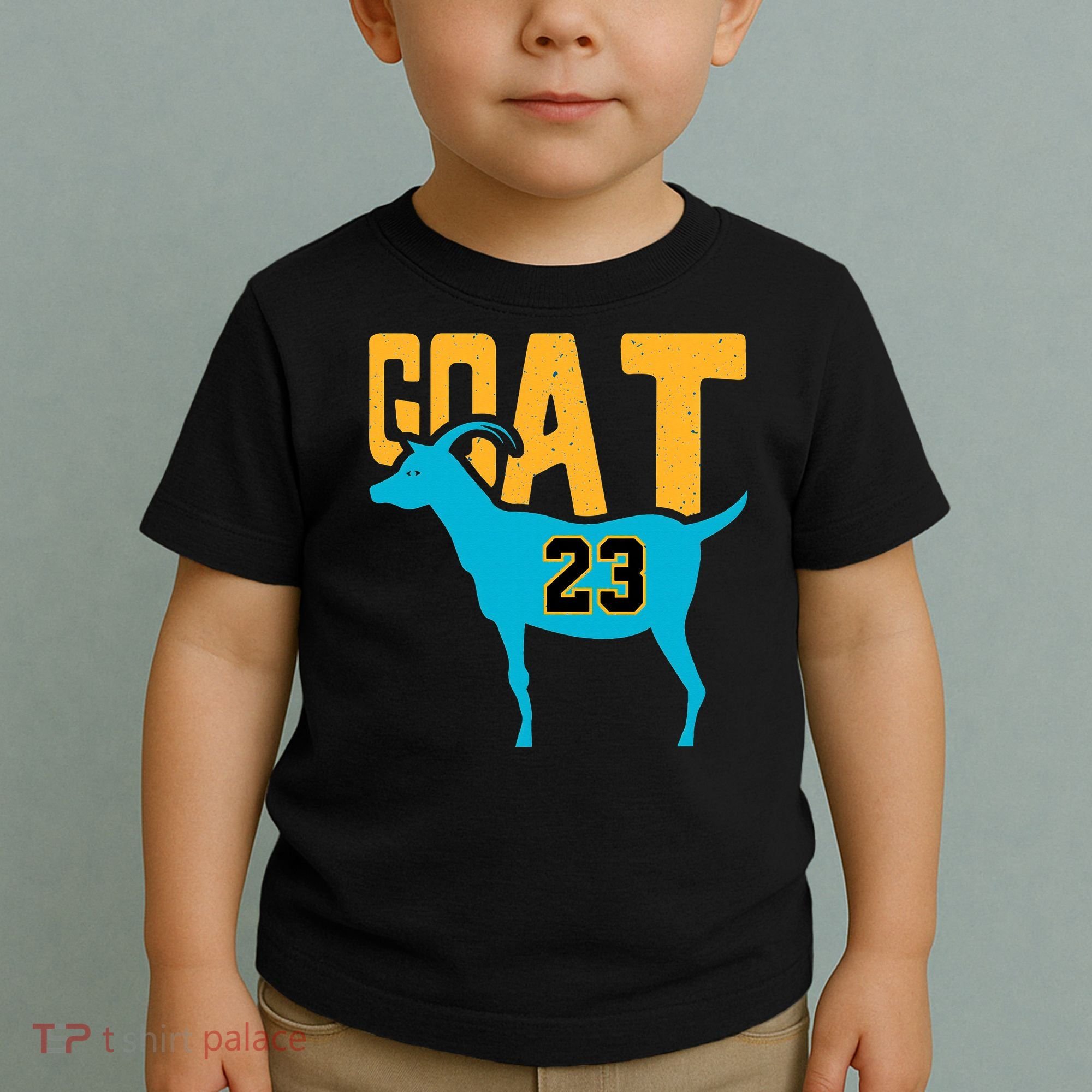 GOAT 23 Air Retro Aqua 5s Matching Toddler T-Shirt