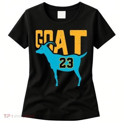 GOAT 23 Air Retro Aqua 5s Matching Women's T-Shirt