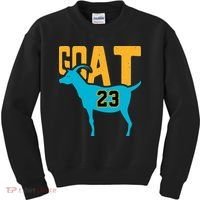 GOAT 23 Air Retro Aqua 5s Matching Kids Sweatshirt thumb 0