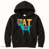 GOAT 23 Air Retro Aqua 5s Matching Kids Hoodie thumb 0