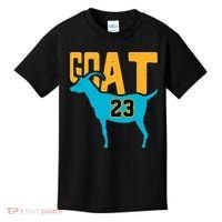 GOAT 23 Air Retro Aqua 5s Matching Kids T-Shirt thumb 0