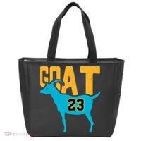 GOAT 23 Air Retro Aqua 5s Matching Tote Bag thumb 0