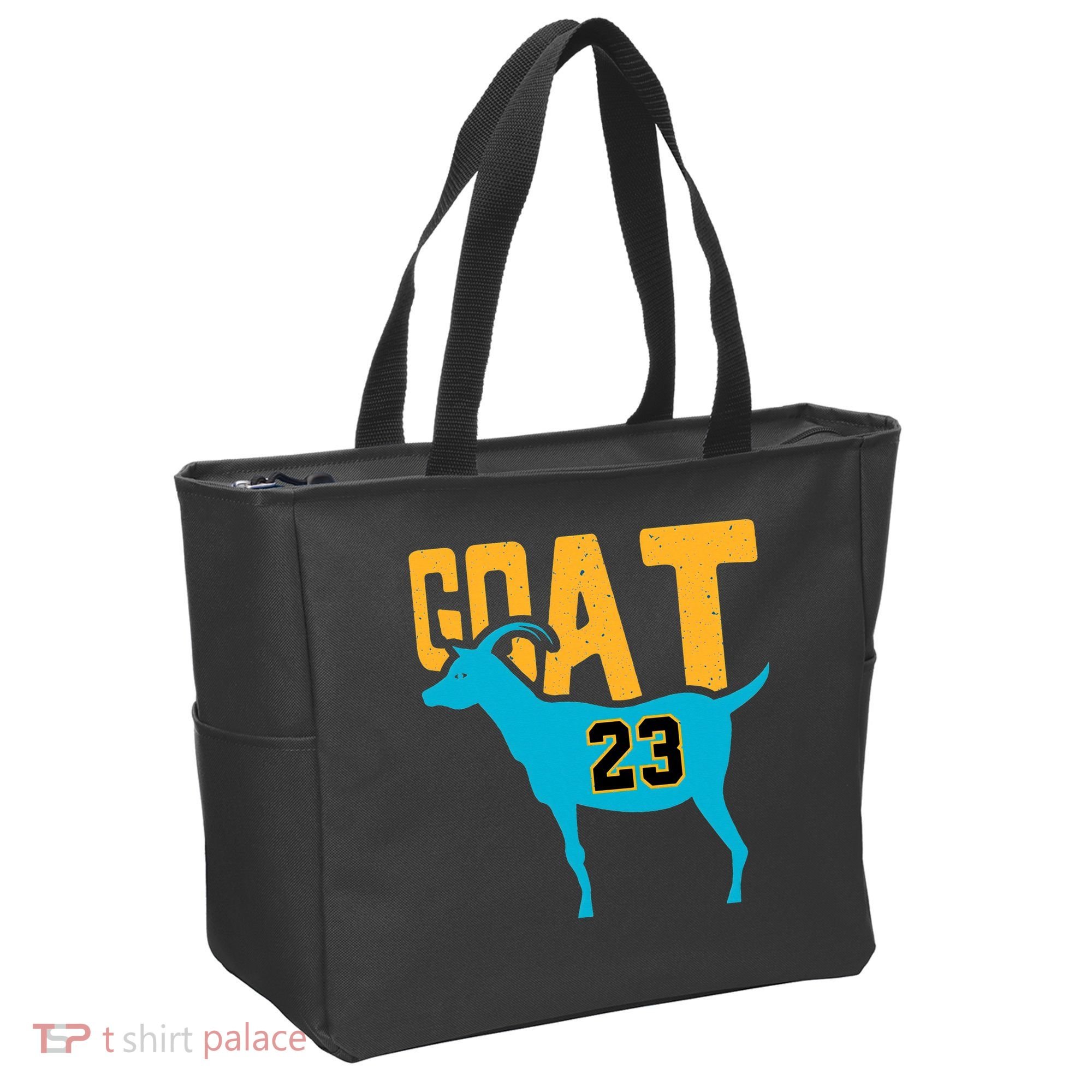 GOAT 23 Air Retro Aqua 5s Matching Tote Bag