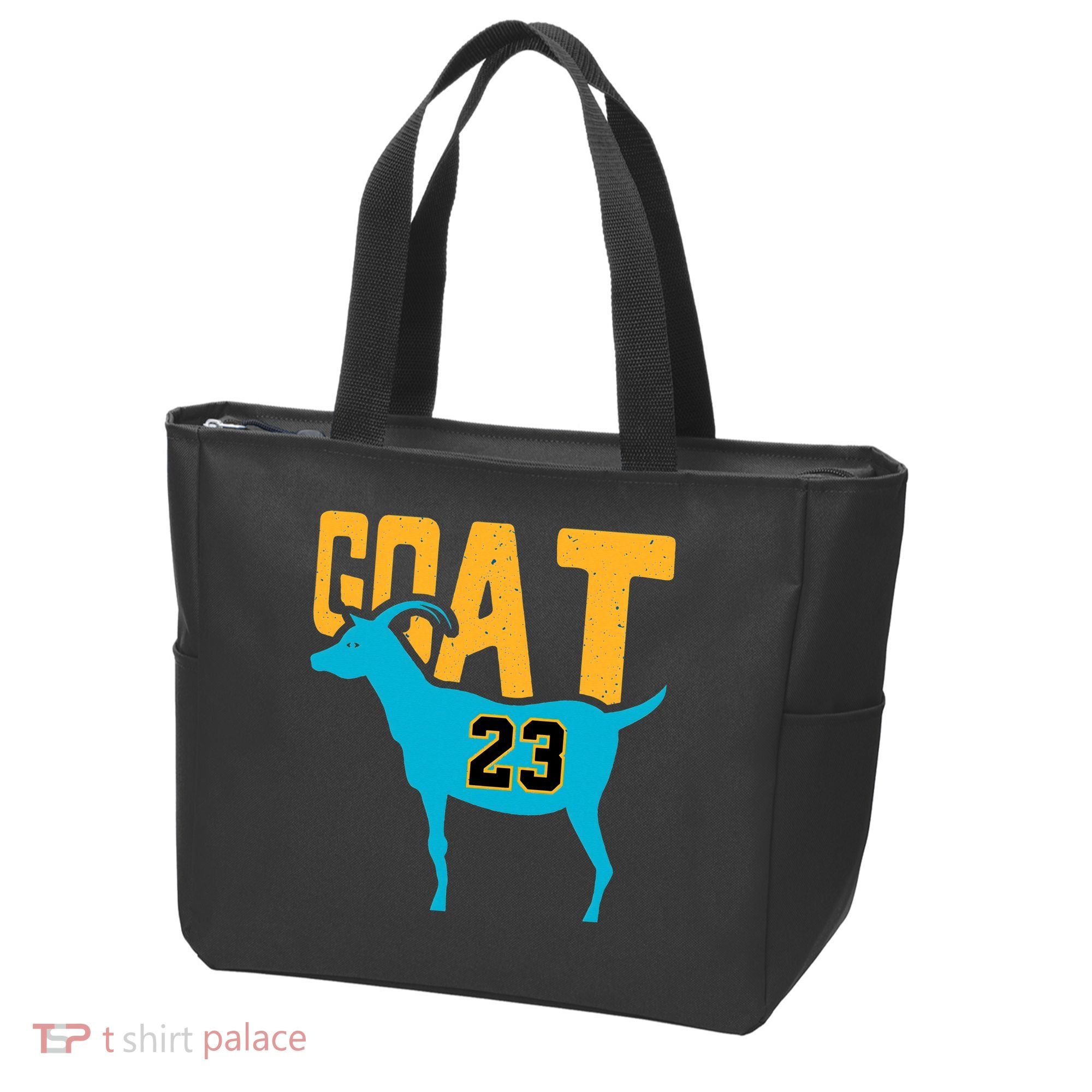 GOAT 23 Air Retro Aqua 5s Matching Tote Bag