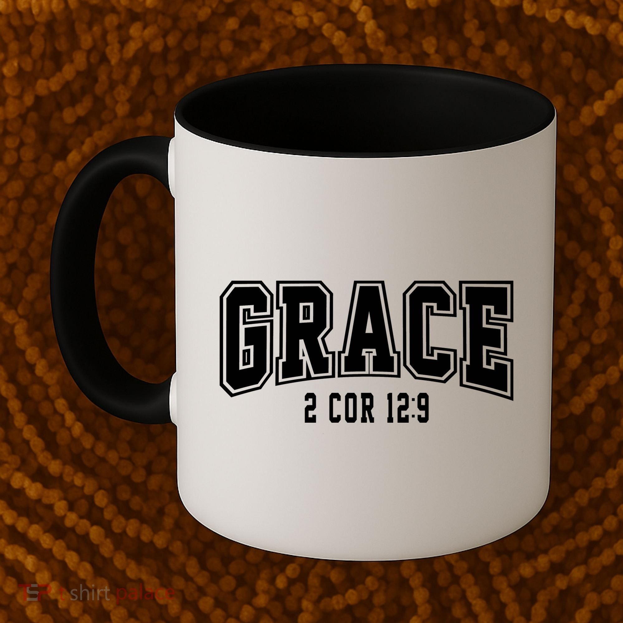 Grace 2 Core 12:9 Bible Verse Christian Coffee Mug