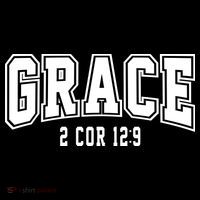 Grace 2 Core 12:9 Bible Verse Christian Women's Hoodie thumb 2