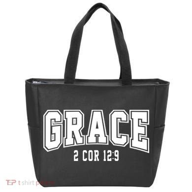Grace 2 Core 12:9 Bible Verse Christian Tote Bag