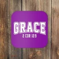 Grace 2 Core 12:9 Bible Verse Christian Coaster thumb 0