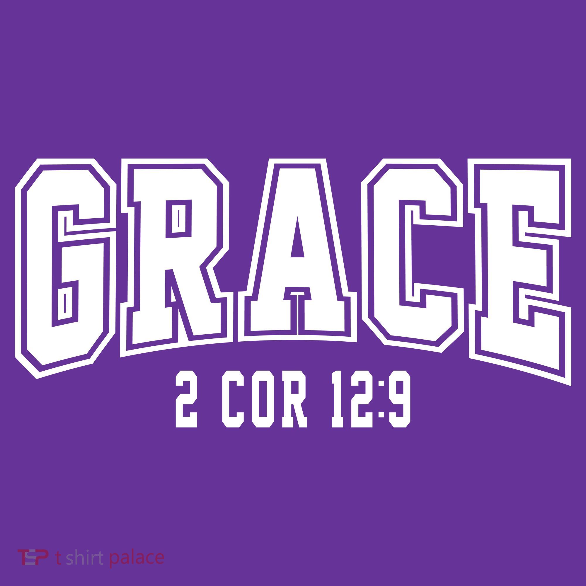 Grace 2 Core 12:9 Bible Verse Christian Kids Long Sleeve Shirt