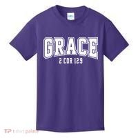 Grace 2 Core 12:9 Bible Verse Christian Kids T-Shirt thumb 0