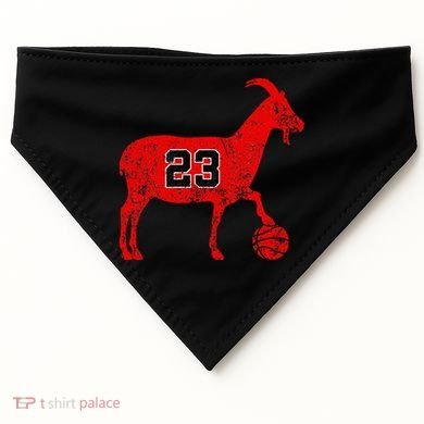 GOAT 23 Funny Basketball USA-Made Doggie Bandana