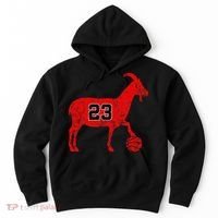 GOAT 23 Funny Basketball Hoodie thumb 0