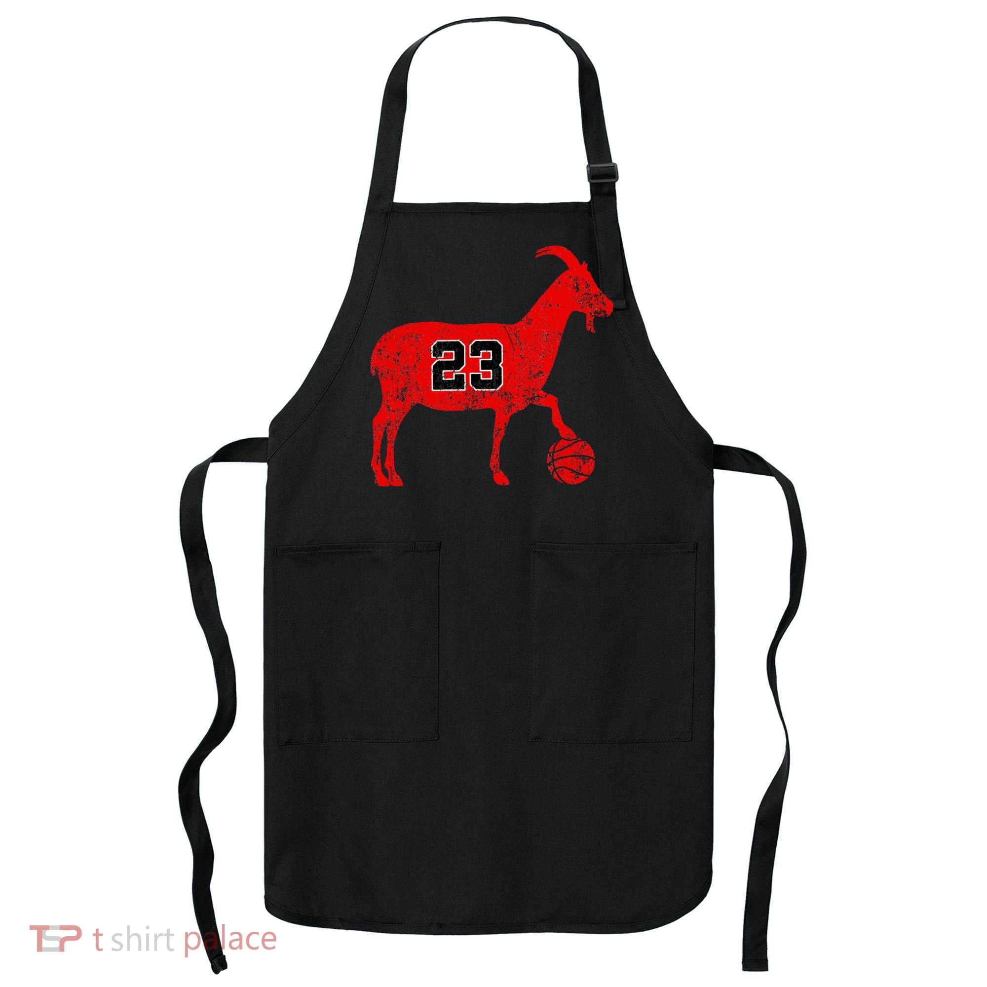 GOAT 23 Funny Basketball Apron