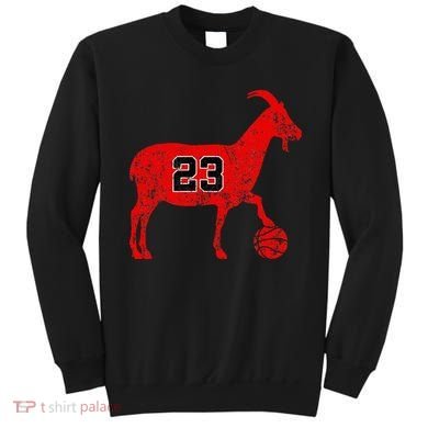 GOAT 23 Funny Basketball Sweatshirt