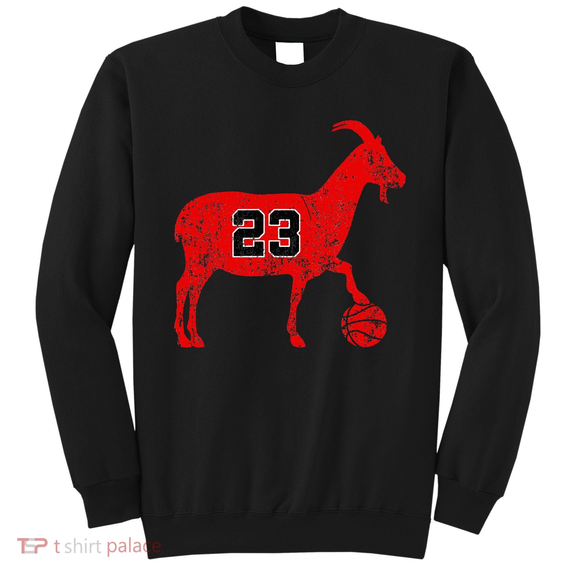 GOAT 23 Funny Basketball Sweatshirt