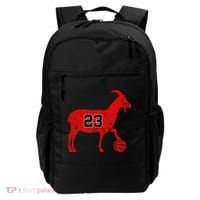 GOAT 23 Funny Basketball Backpack thumb 0
