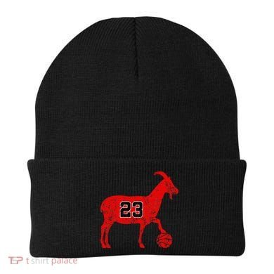 GOAT 23 Funny Basketball Beanie