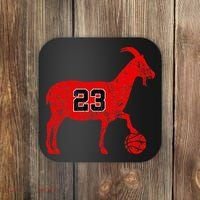GOAT 23 Funny Basketball Coaster thumb 0