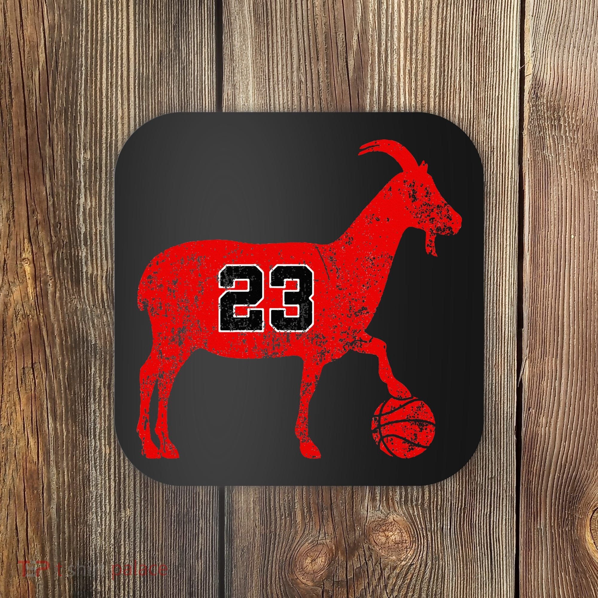 GOAT 23 Funny Basketball Coaster
