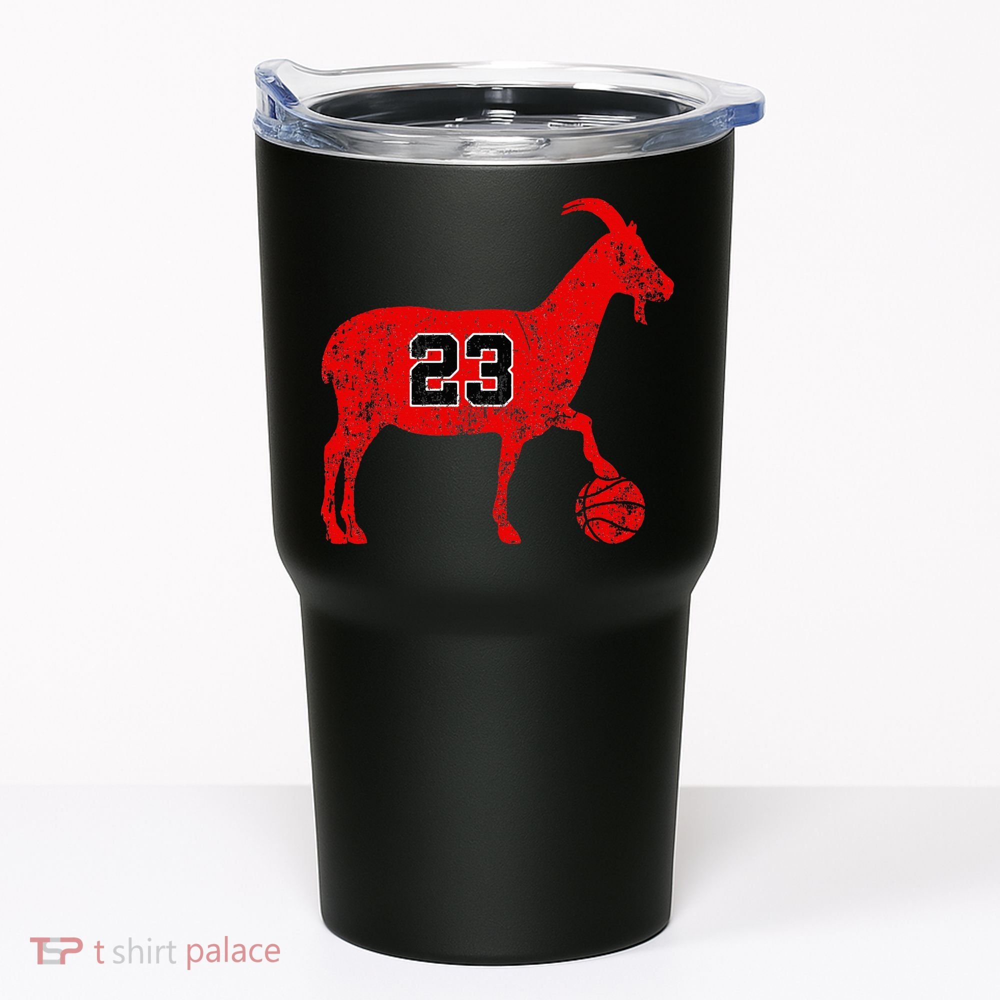 GOAT 23 Funny Basketball Tumbler