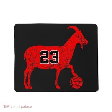 GOAT 23 Funny Basketball Mousepad