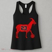 GOAT 23 Funny Basketball Women's Tank Top thumb 3