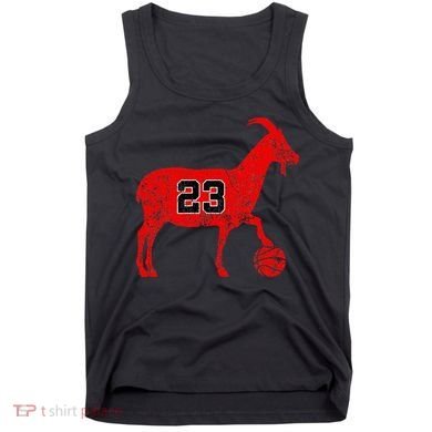 GOAT 23 Funny Basketball Tank Top