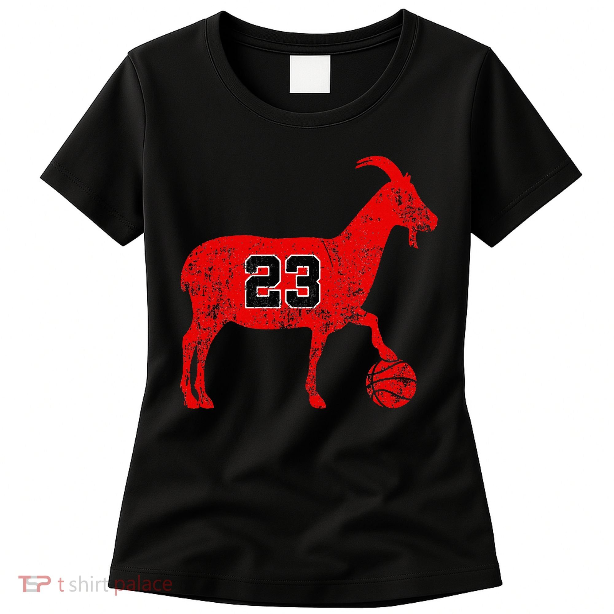 GOAT 23 Funny Basketball Women's T-Shirt
