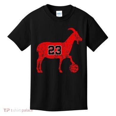 GOAT 23 Funny Basketball Kids T-Shirt