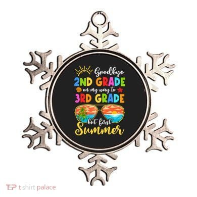 Goodbye 2nd Grade Graduation To 3rd Grade Hello Summer Funny Gift Ornament