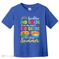 Goodbye 2nd Grade Graduation To 3rd Grade Hello Summer Funny Gift Toddler T-Shirt thumb 0