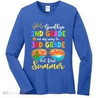 Goodbye 2nd Grade Graduation To 3rd Grade Hello Summer Funny Gift Women's Long Sleeve Shirt thumb 0