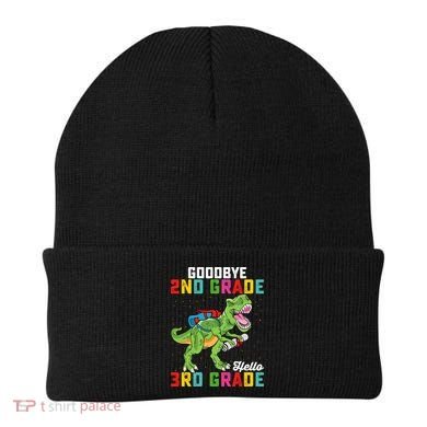 Goodbye 2nd Grade Hello 3rd Grade T Rex Last Day Of School Beanie