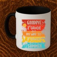 Goodbye 2nd Grade Hello Summer Last Day Of School Graduation Coffee Mug thumb 2