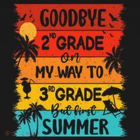 Goodbye 2nd Grade Hello Summer Last Day Of School Graduation Ornament thumb 1